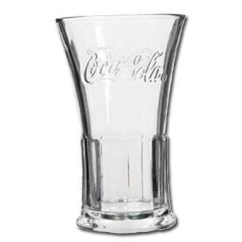 Crystal Flare Coca-cola Glass 16 Oz SET of 4