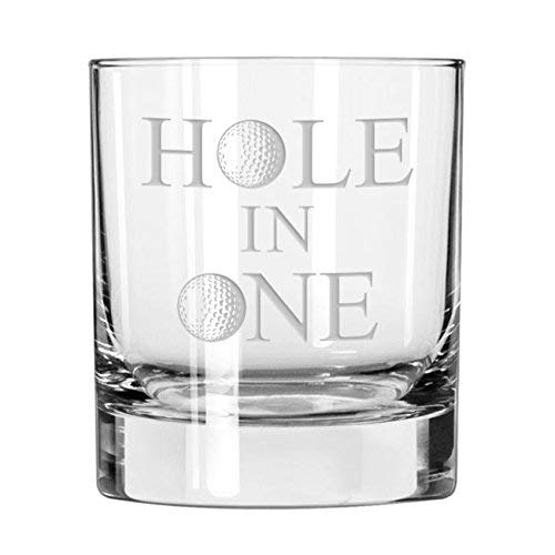 Hole in One Golf Whiskey Glass