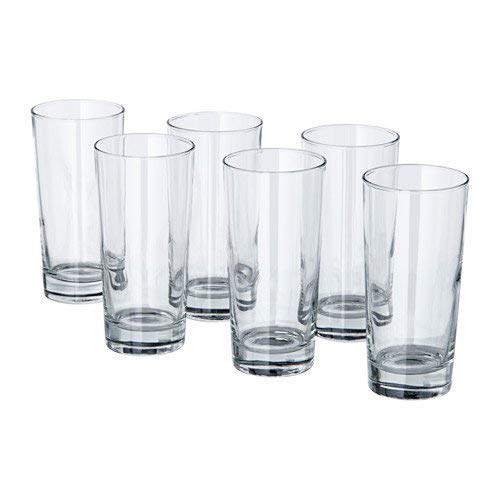 IKEA Godis Glass, clear glass / 6-pack / IKEA Godis -14 oz. - 6 Pack