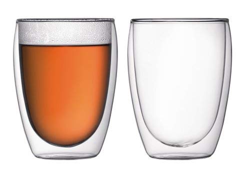 Bodum Pavina Double Wall 12 Ounce Cooler Glass, Set of 2