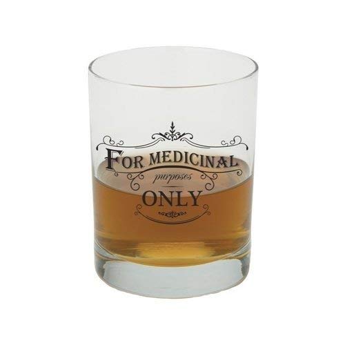 Santa Barbara Design Studio Medicinal Purposes JKC Studio Old Fashioned Glass, Black