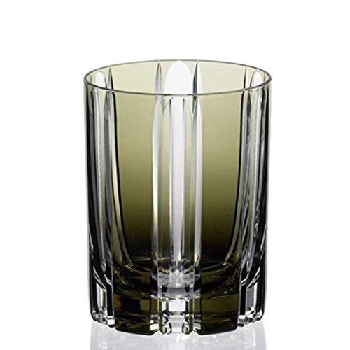 Edo-kiriko Old Fashioned Glass T410-2438-blk by Kagami-Cristal