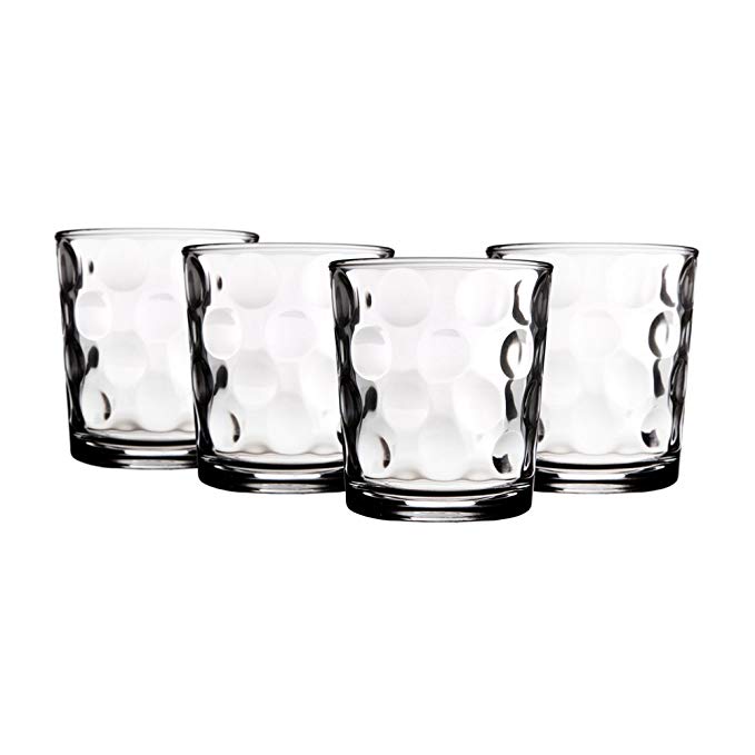 Home Essentials, Set of 4; Eclipse 13 Oz Double Old Fashioned Glasses