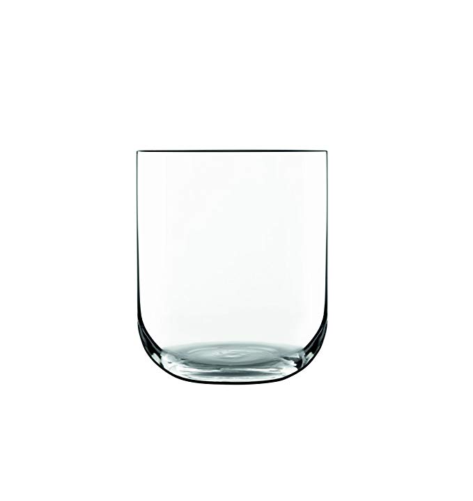 Luigi Bormioli Sublime Double Old Fashioned Glasses (Set of 4), 15.25 oz, Clear