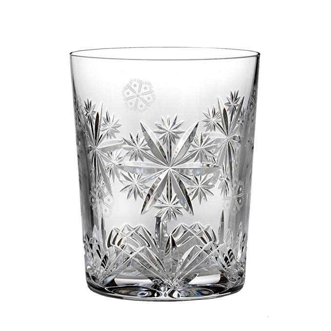 Waterford Snowflake Wishes Serenity Double Old Fashioned Glass